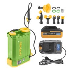 Procraft | Sada aku postřikovač Procraft AS20-12 sada s baterií 20V 4Ah a nabiječkou | SAS20-12/20-4Turbo/20-2.4A