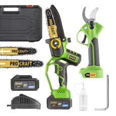 Procraft | Sada aku ruční pilka PKA32Li a nůžky na větve ES22Libb | SPKA32Li/ES22Libb