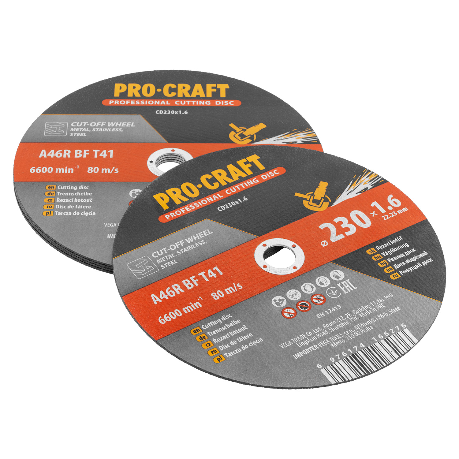 Řezný kotouč Procraft CD230x1.6