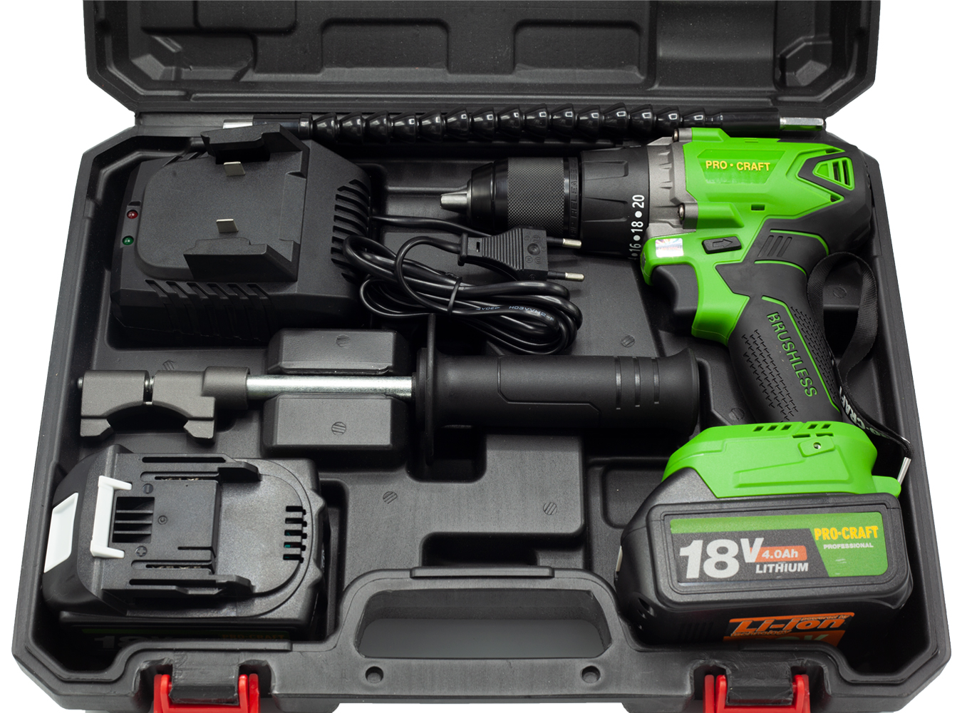Akumulátorový vŕtací skrutkovač Procraft PA18BL | PA18BL