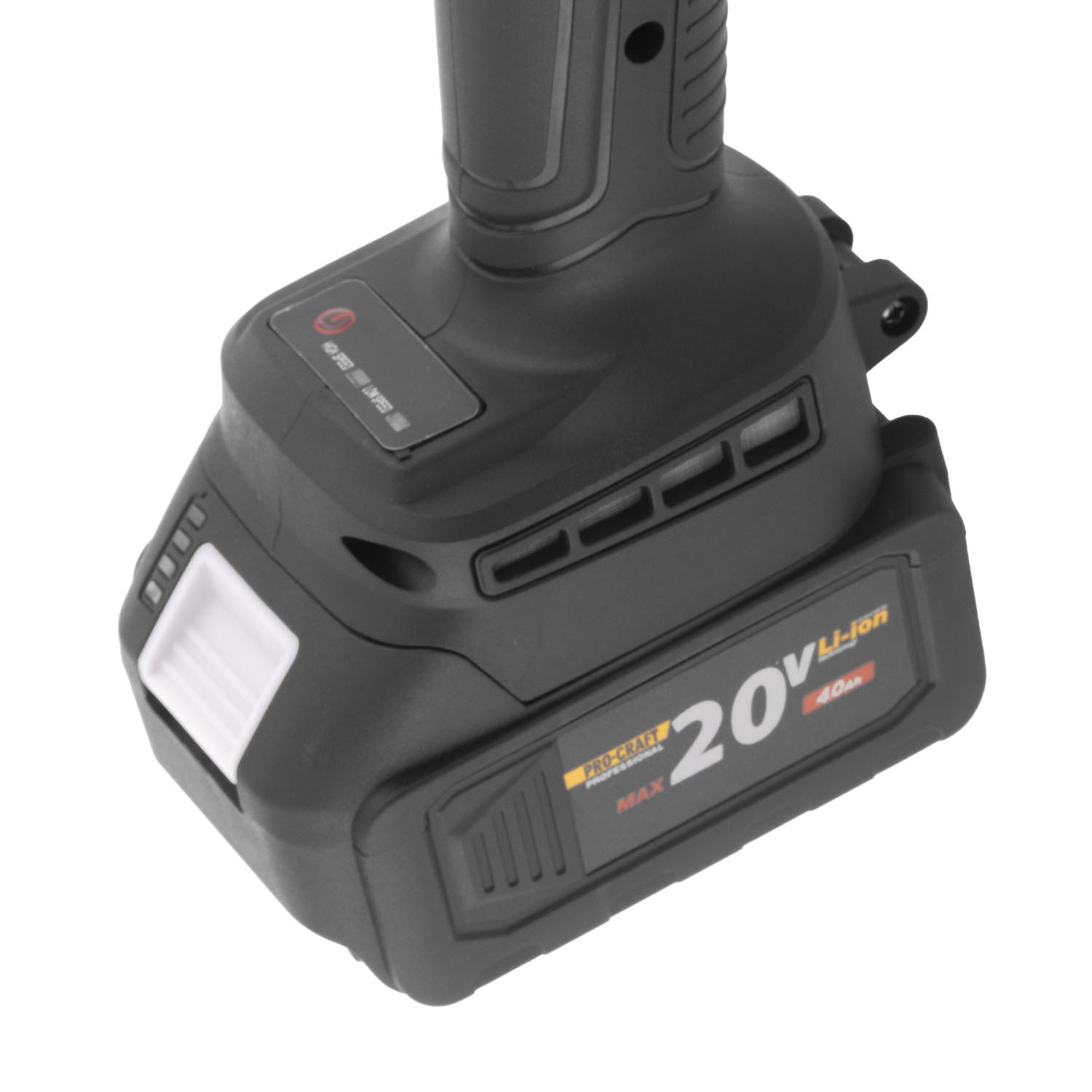 Aku úhlová bruska Procraft PGA20, 125mm