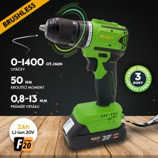 Procraft | Aku vrtací šroubovák Procraft PA18LiN | PA18LiN