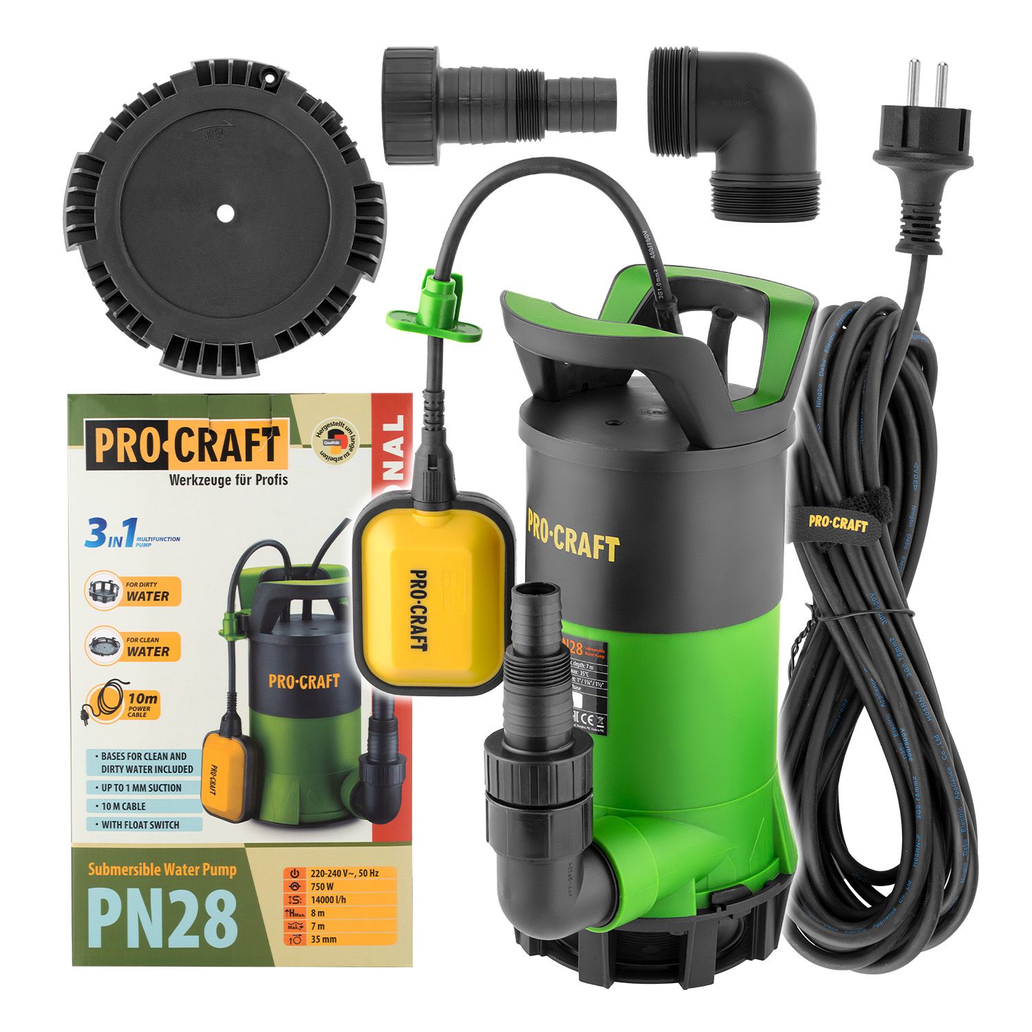 Čerpadlo ponorné Procraft PN28