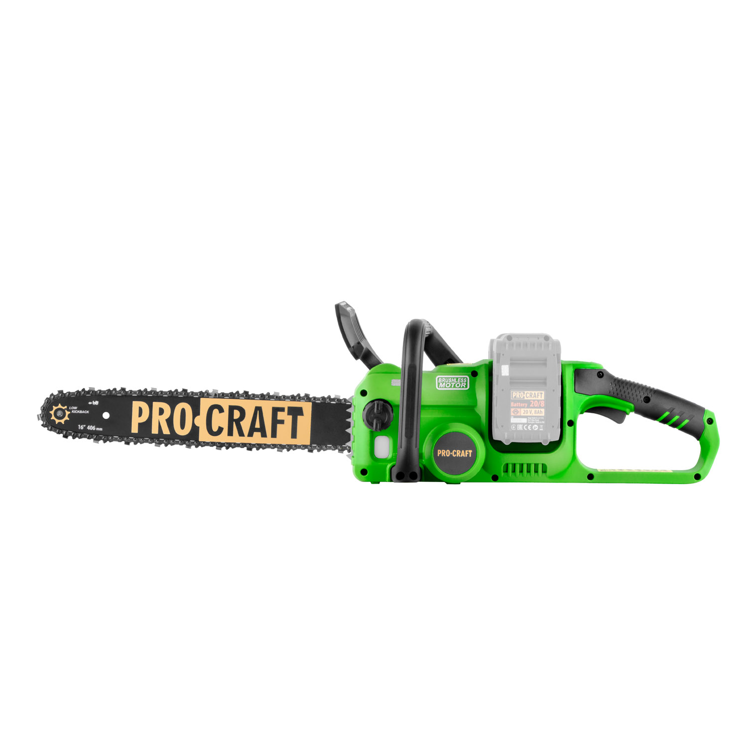 Aku řetězová pila Procraft PCA42/2 (bez baterie a nabíječky)