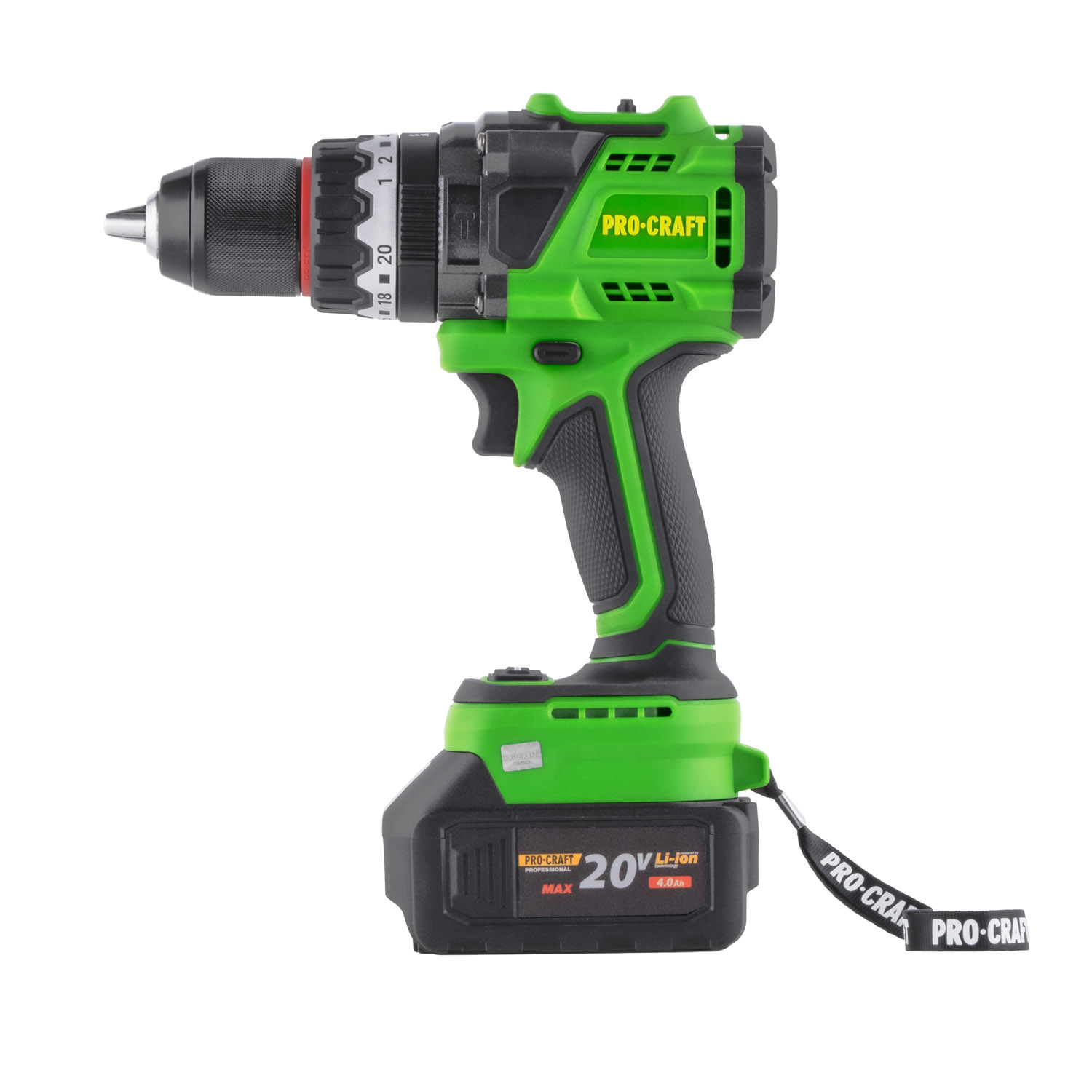 Aku vrtací šroubovák Procraft PA18ProBL-1B-C