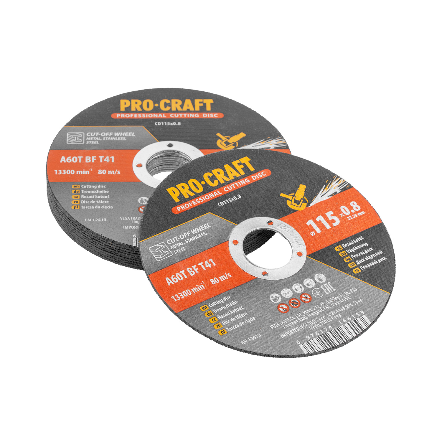 Řezný kotouč Procraft CD115x0.8