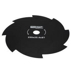 Procraft | Nůž křovinořezu (kotouč) (D255*25.4) 8T PROCRAFT | H-8T