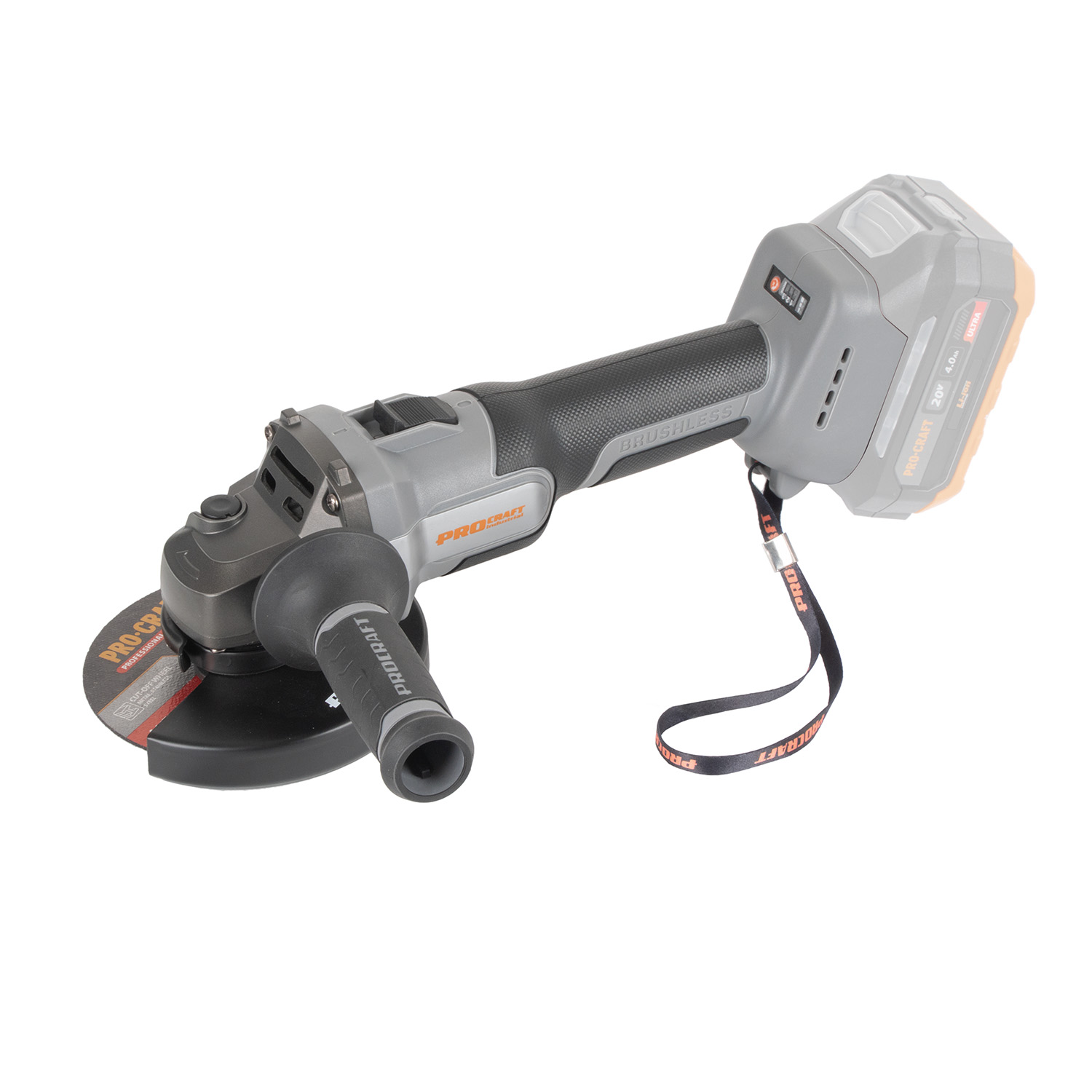Sada aku úhlová bruska Procraft Industrial AG125A bb a vrtací šroubovák Procraft Industrial CD20Abb
