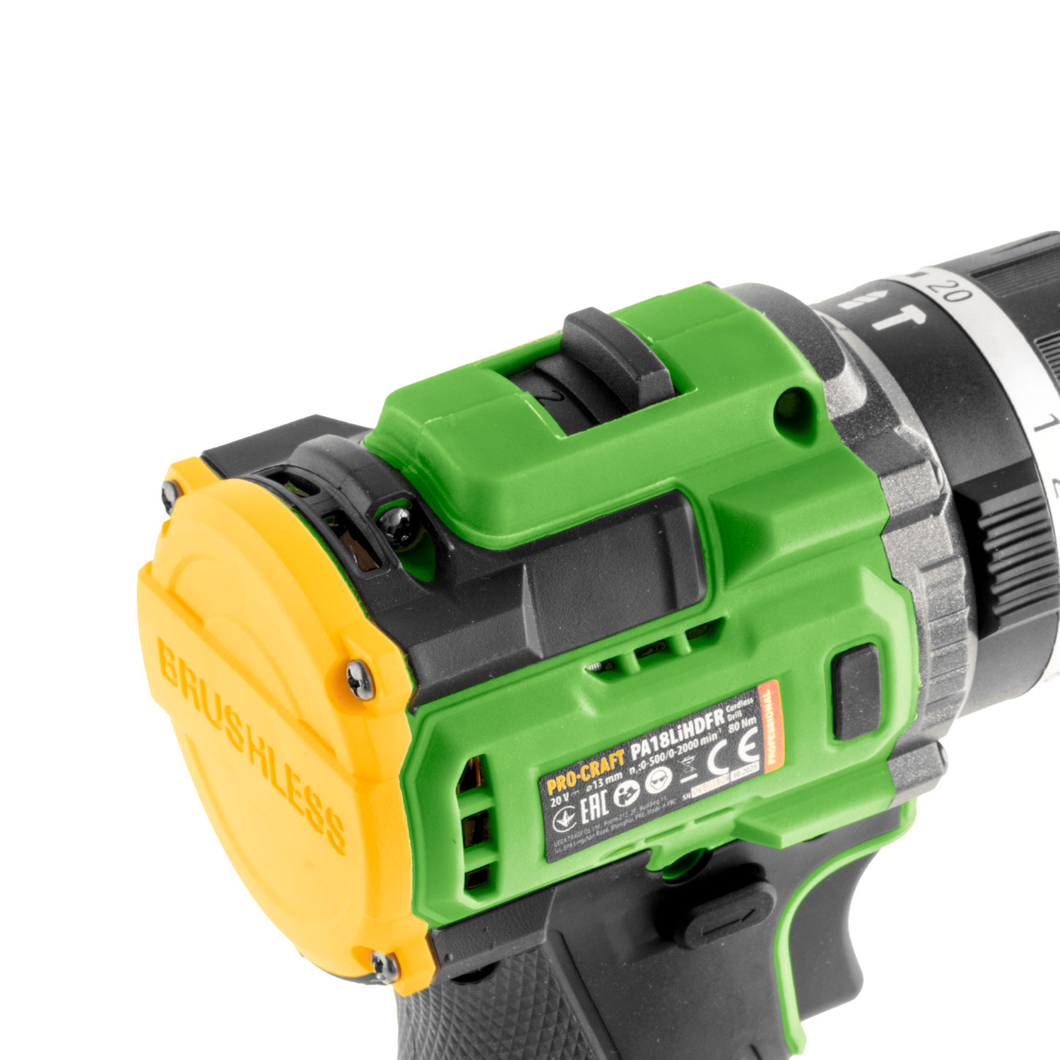 Aku vrtací šroubovák Procraft PA18LiH DFR