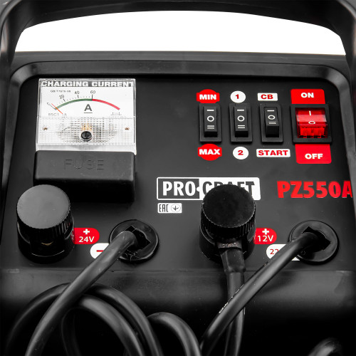 Nabíjačka autobatérií so štartovacím napájaním Procraft PZ550A | PZ550A