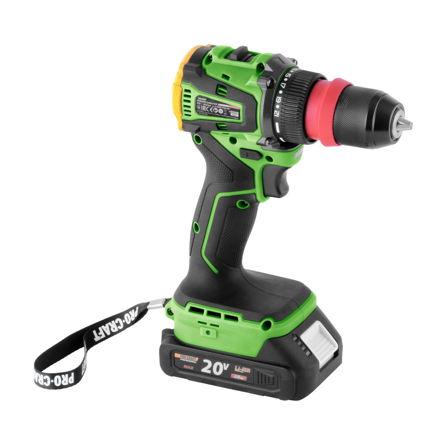 Aku vrtací šroubovák Procraft PA20LiDFR