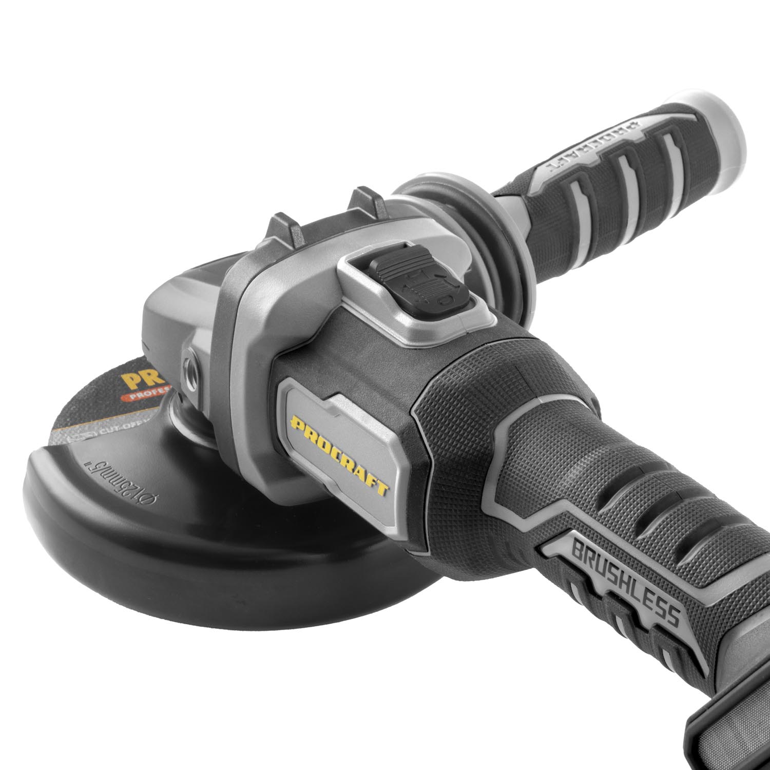 Aku úhlová bruska Procraft Industrial AG125B (bez baterie a nabíječky), 125mm
