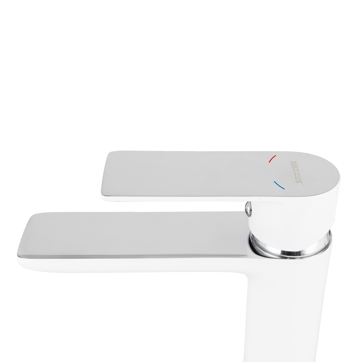 Umyvadlová baterie MIXXUS PREMIUM ALEX 001 WHITE-CHROME, bílý-chrom