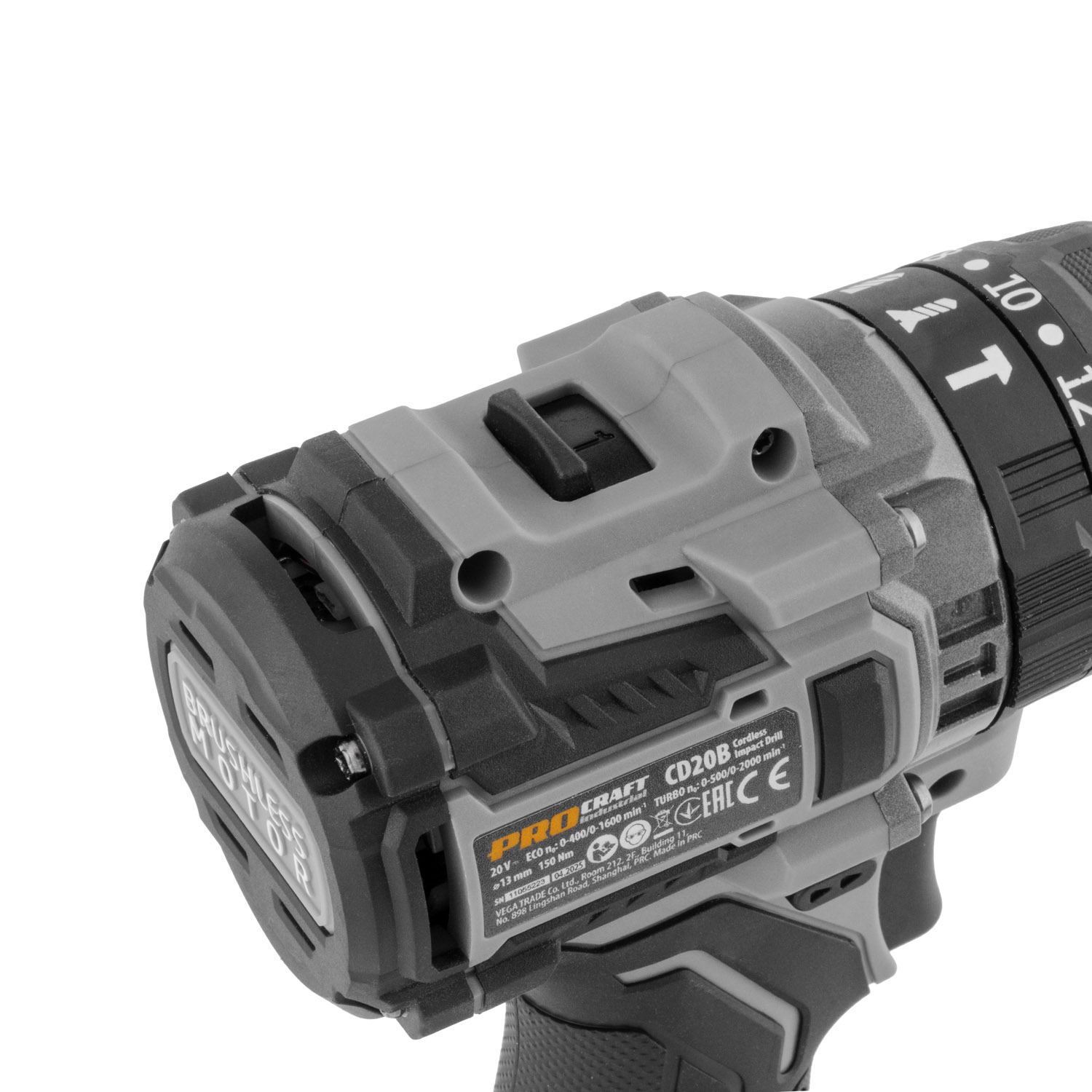 Aku vrtací šroubovák Procraft Industrial CD20B (1 baterie)