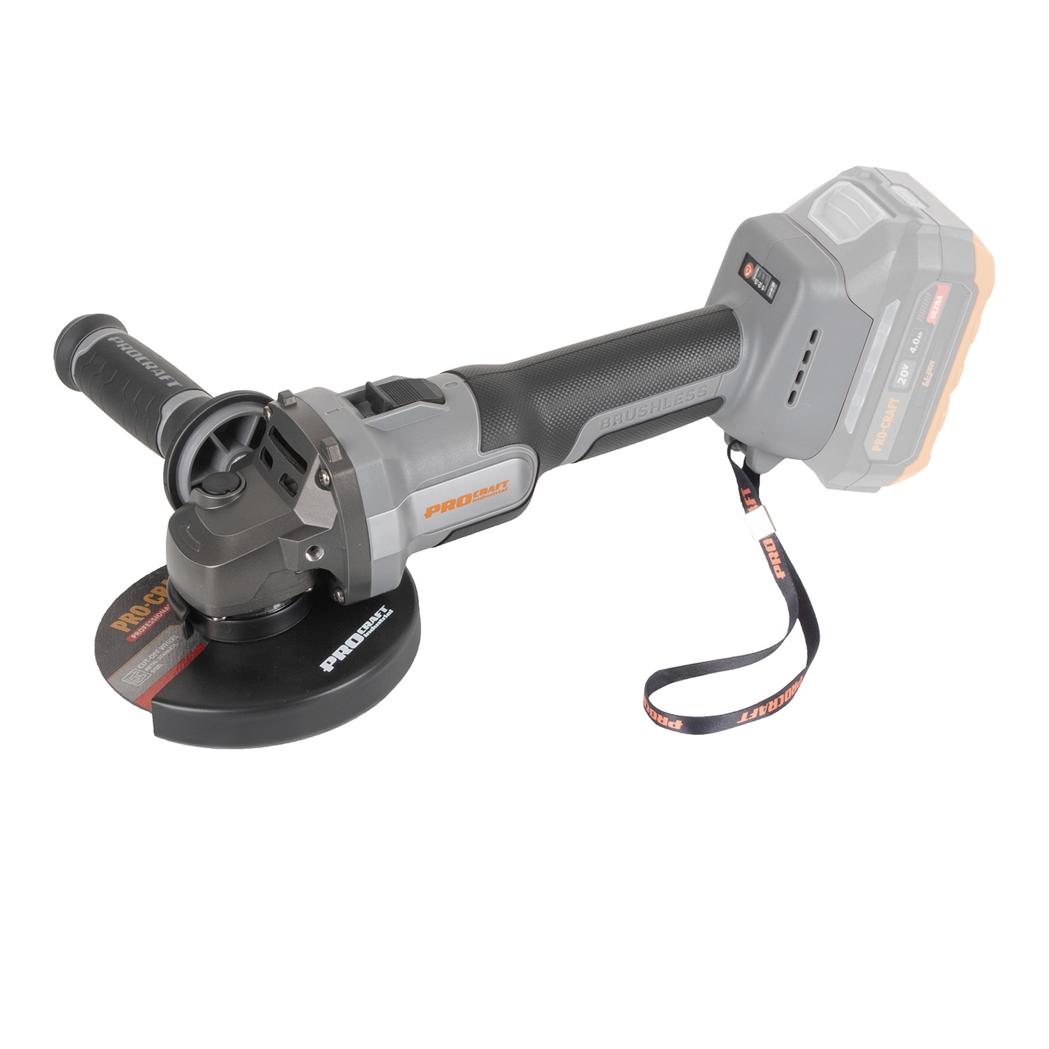 Sada aku úhlová bruska Procraft Industrial AG125A bb a vrtací šroubovák Procraft Industrial CD20Abb