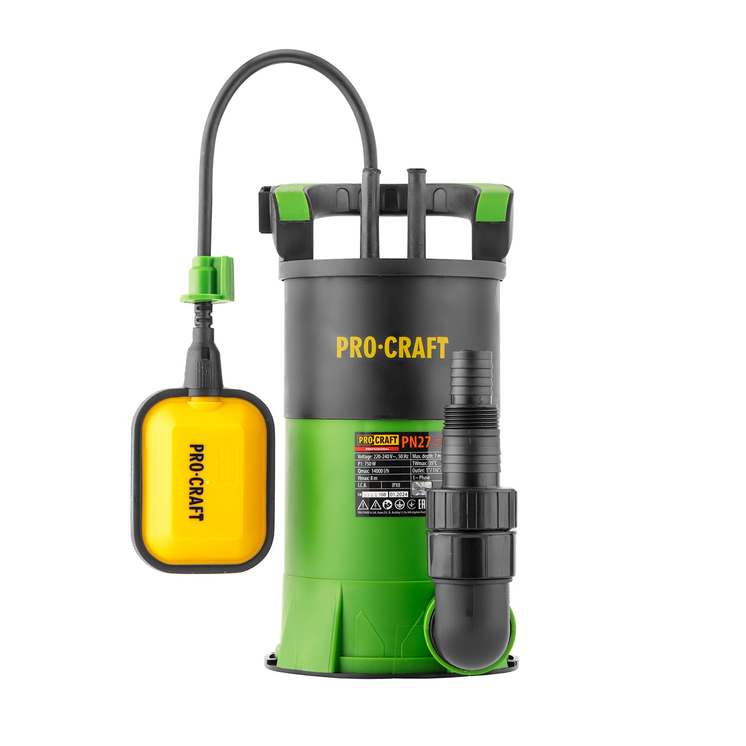 Čerpadlo ponorné Procraft PN27