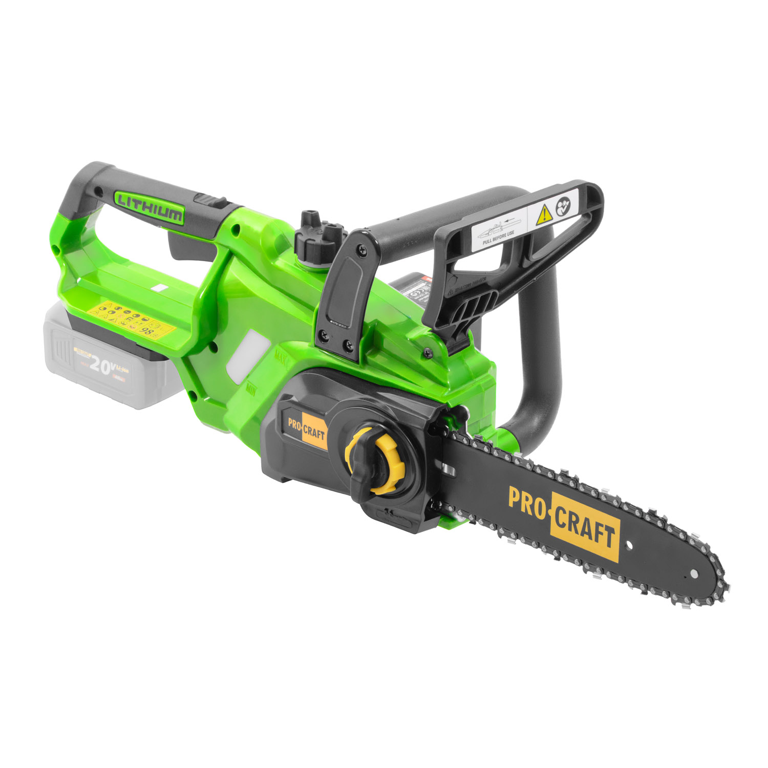 Aku řetězová pila Procraft PKA36 (bez baterie a nabíječky)