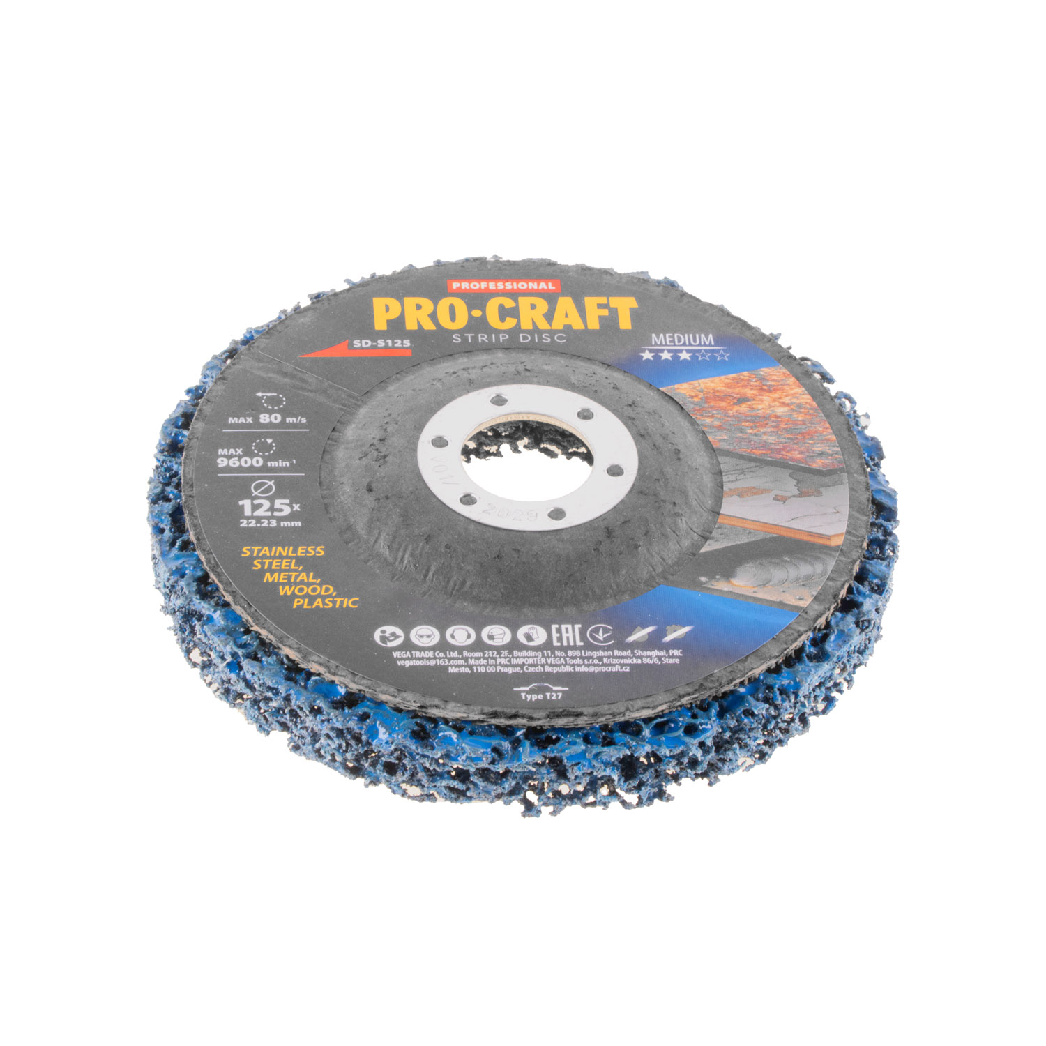Kotouč brusný Clean & Strip Procraft SD-S125