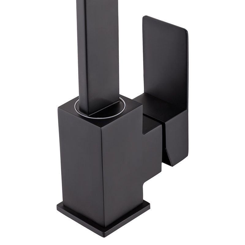 Dřezová baterie, KUB-011 BLACK, černá