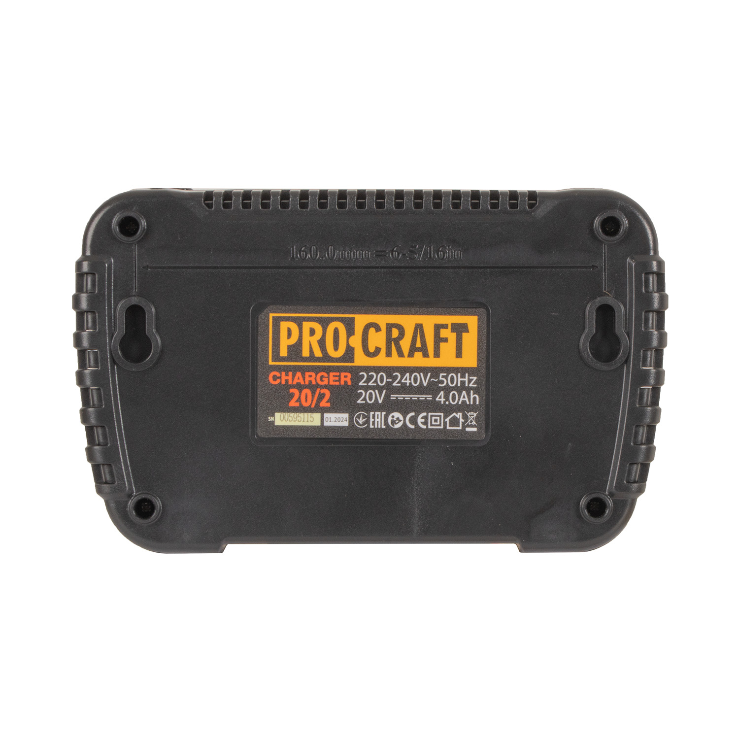 Nabíjačka pre 20V Li-ion batérie pre 2 batérie Procraft 20/2 | 20/2