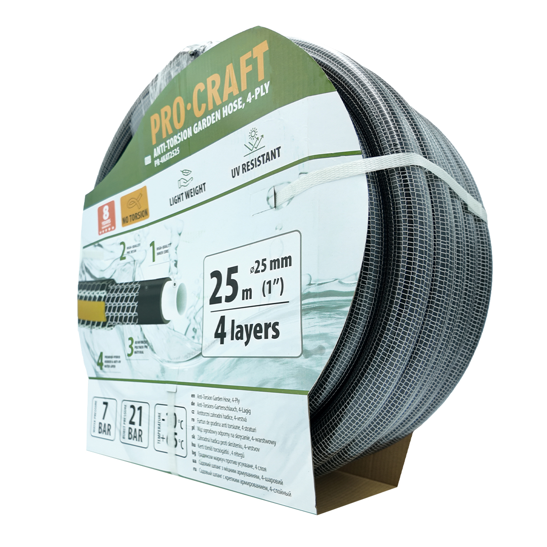 Záhradná hadica Procraft PR-4KAT2525 | PR-4KAT2525