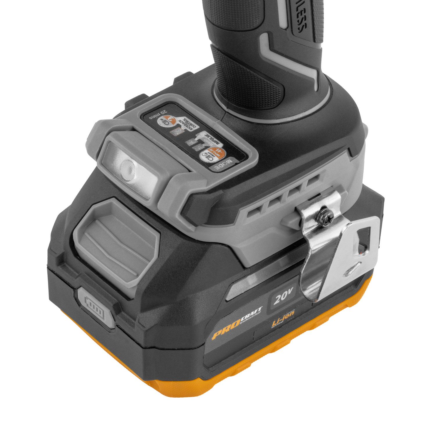 Aku vrtací šroubovák Procraft Industrial CD20B (1 baterie)