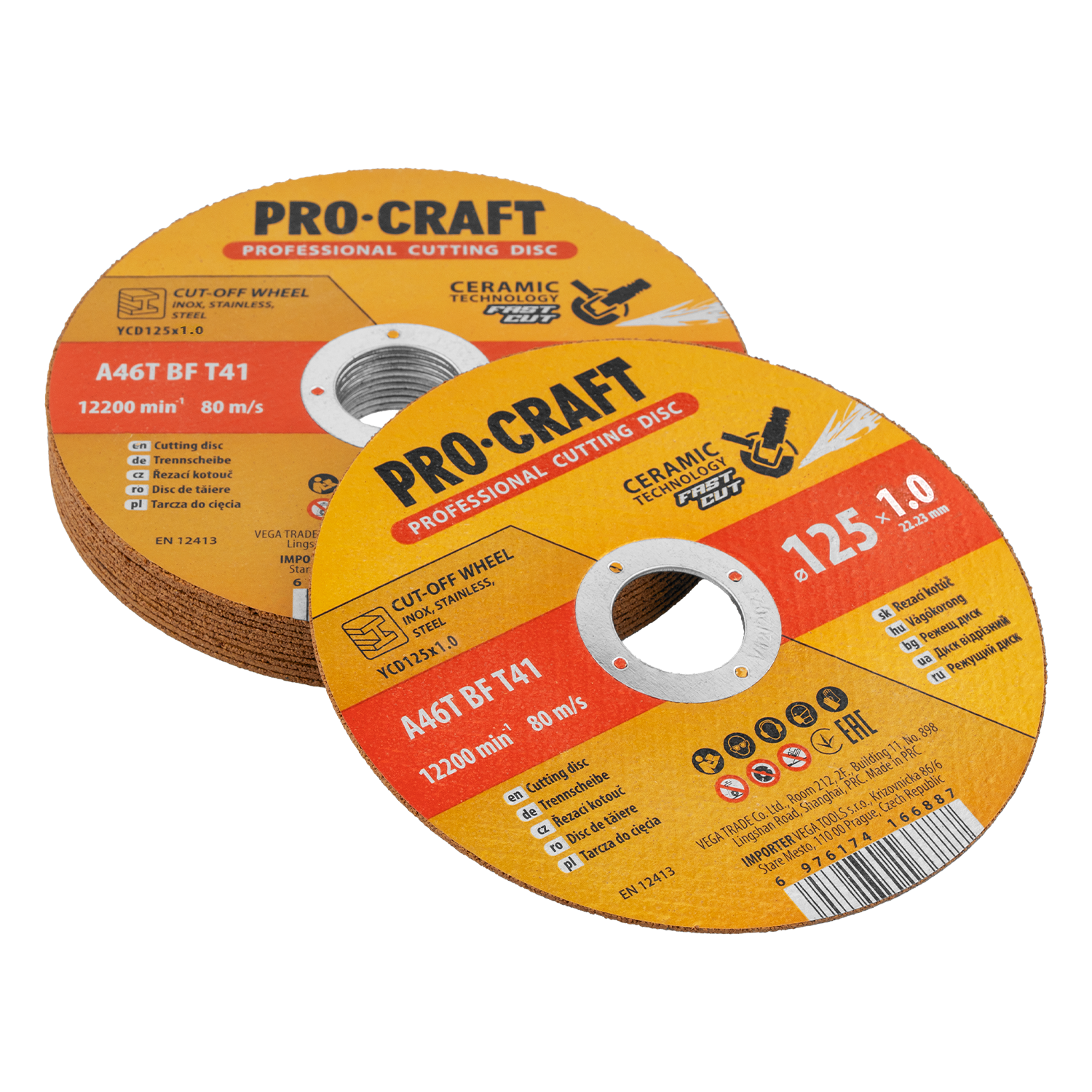 Keramický řezný kotouč Procraft YСD125x1.0