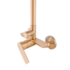 Procraft | Sprchový sloup s baterií MIXXUS PREMIUM ALEX 003J BRUSHED GOLD | ALEX 003J BRUSHED GOLD