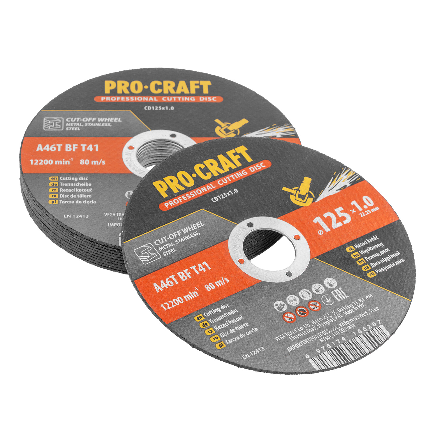 Řezný kotouč Procraft CD125x1.0