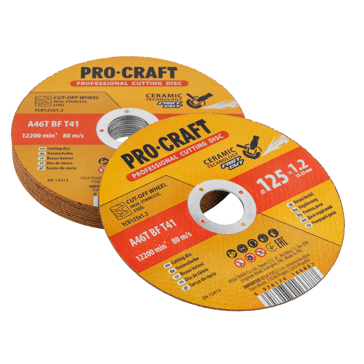 Keramický řezný kotouč Procraft YСD125x1.2