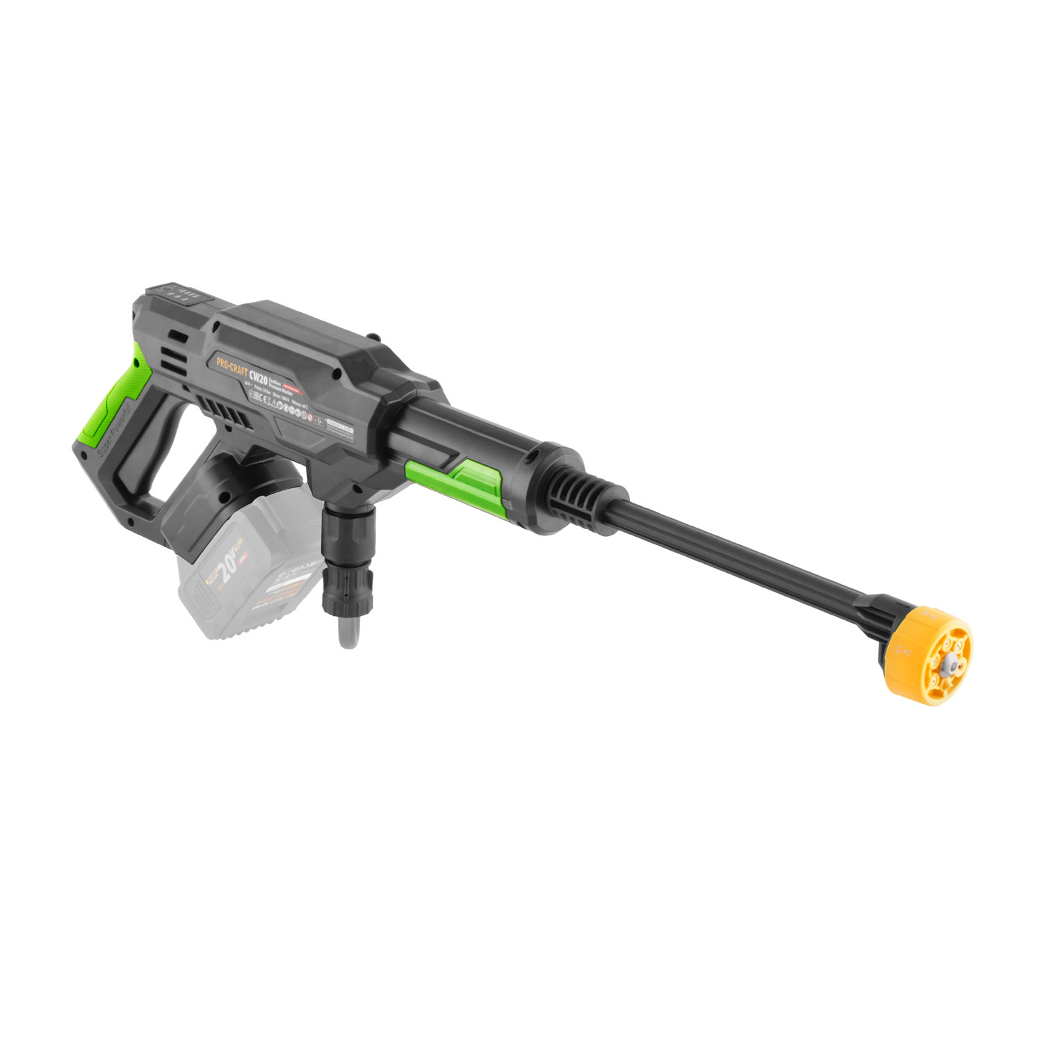 Aku tlaková myčka Procraft CW20 (bez baterie a nabíječky)
