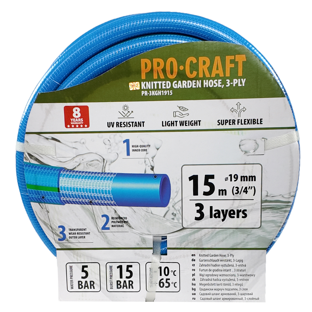 Vibrační čerpadlo Procraft VN-18 sada s hadicí 15m 3/4"