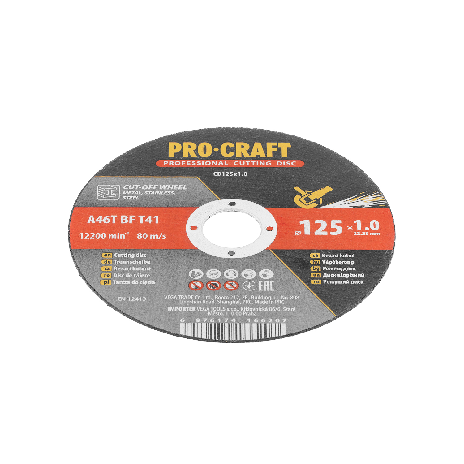 Řezný kotouč Procraft CD125x1.0