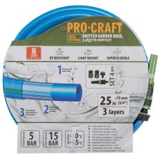 Procraft | Modrá zahradní hadice Procraft PR-3KGH1925F | PR-3KGH1925F