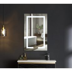 Procraft | Koupelnové zrcadlo s LED osvětlením, protizamlžovací funkcí a regulací jasu, MR07-50×80 Hard | MR07-50×80 Hard