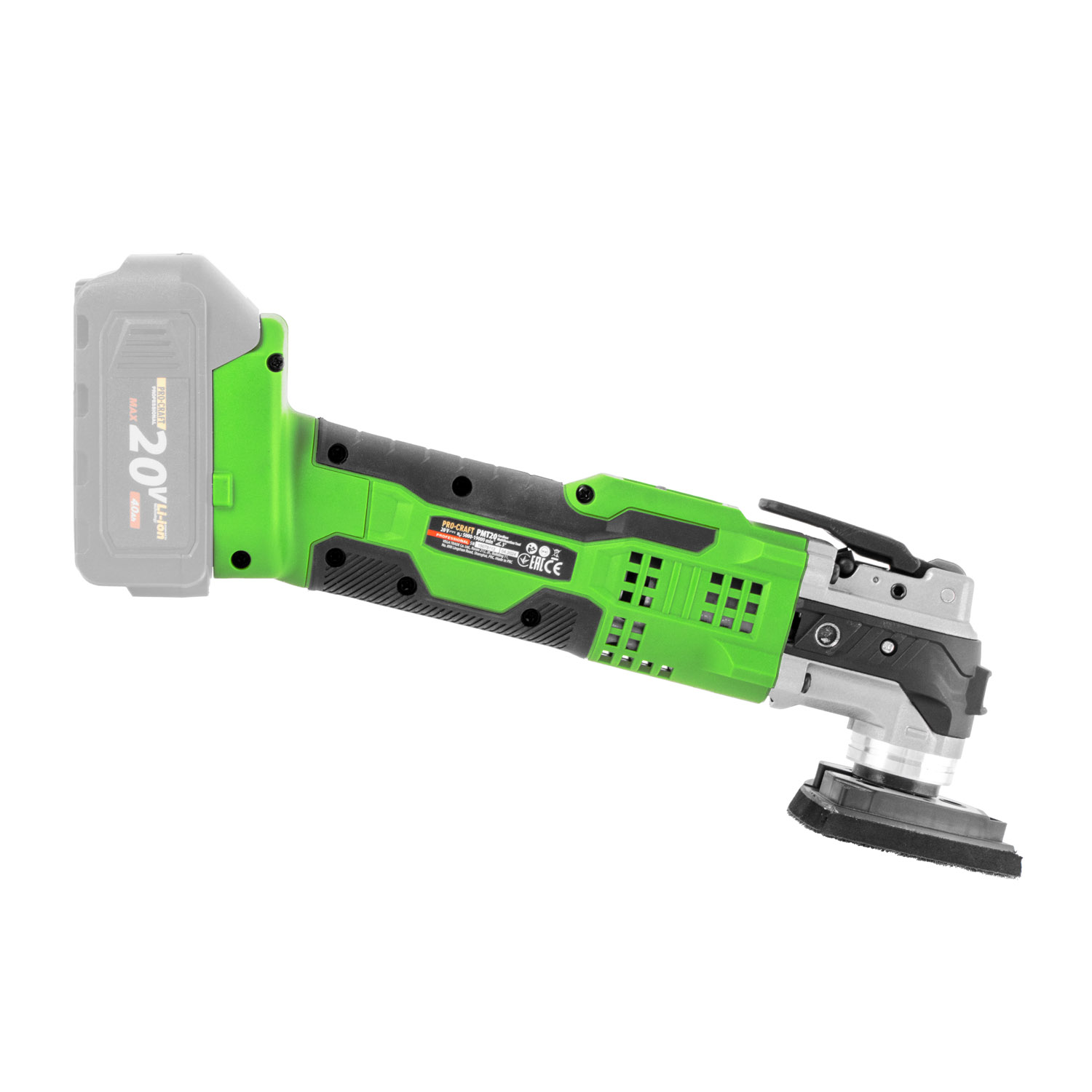 Aku multifunkční oscilační bruska PMT20bb Procraft (bez baterie a nabíječky)