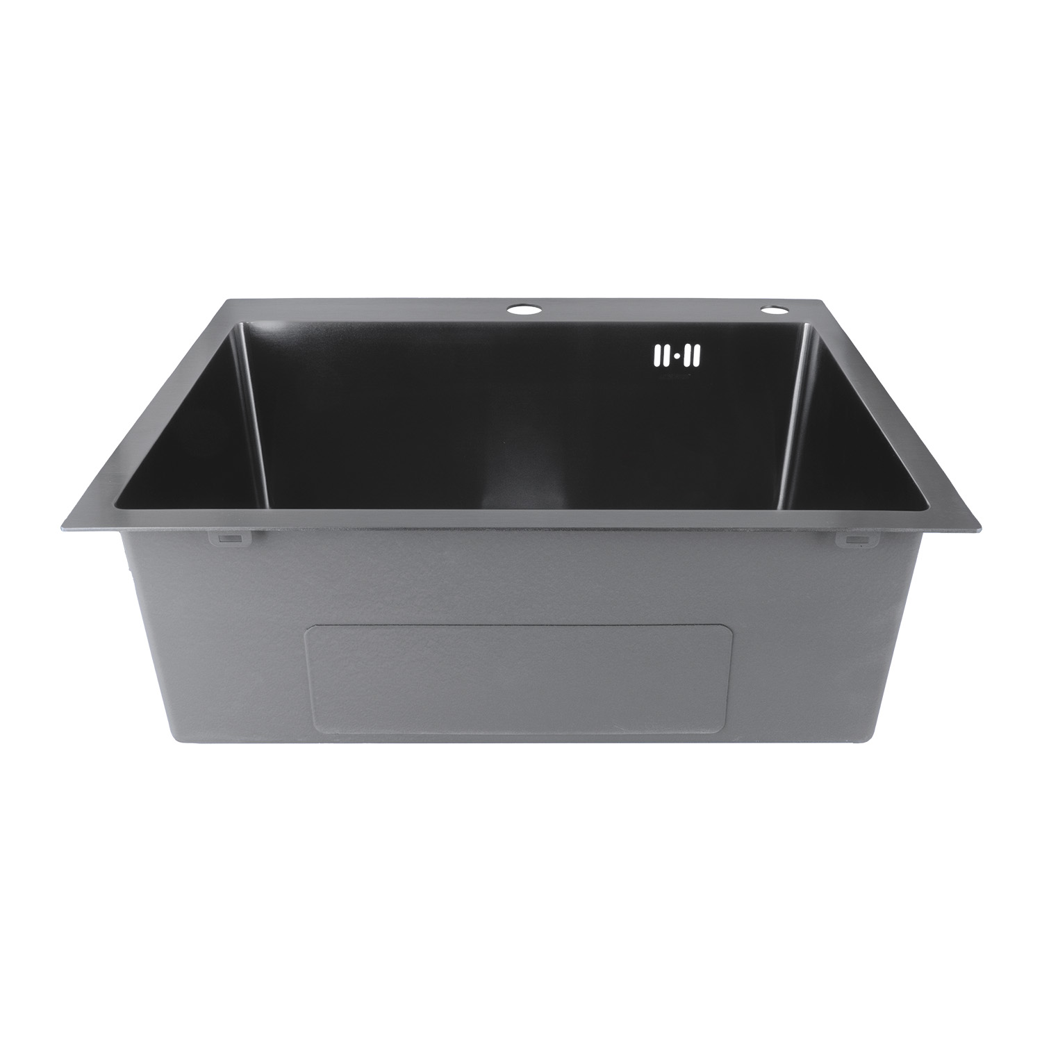 Nerezový dřez MIXXUS MH6050 GRAPHITE se sifonem, grafitový