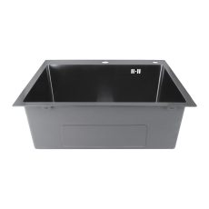 Procraft | Nerezový dřez MIXXUS MH6050 GRAPHITE se sifonem, grafitový | MH6050 GRAPHITE