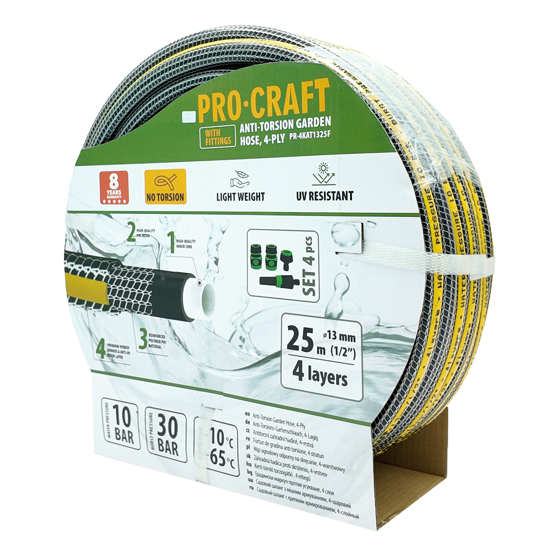 Záhradná hadica Procraft PR-4KAT1325F | PR-4KAT1325F