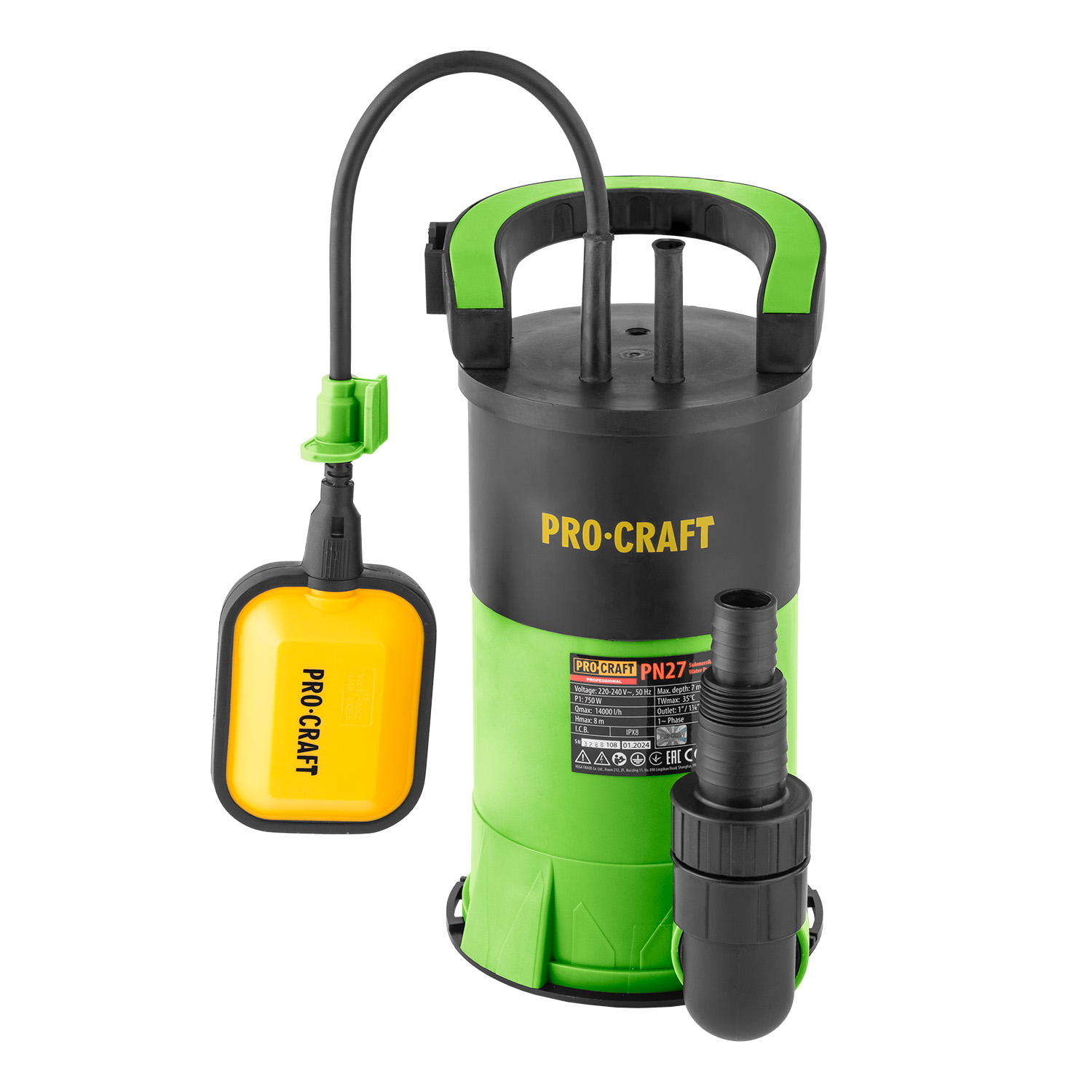 Čerpadlo ponorné Procraft PN27