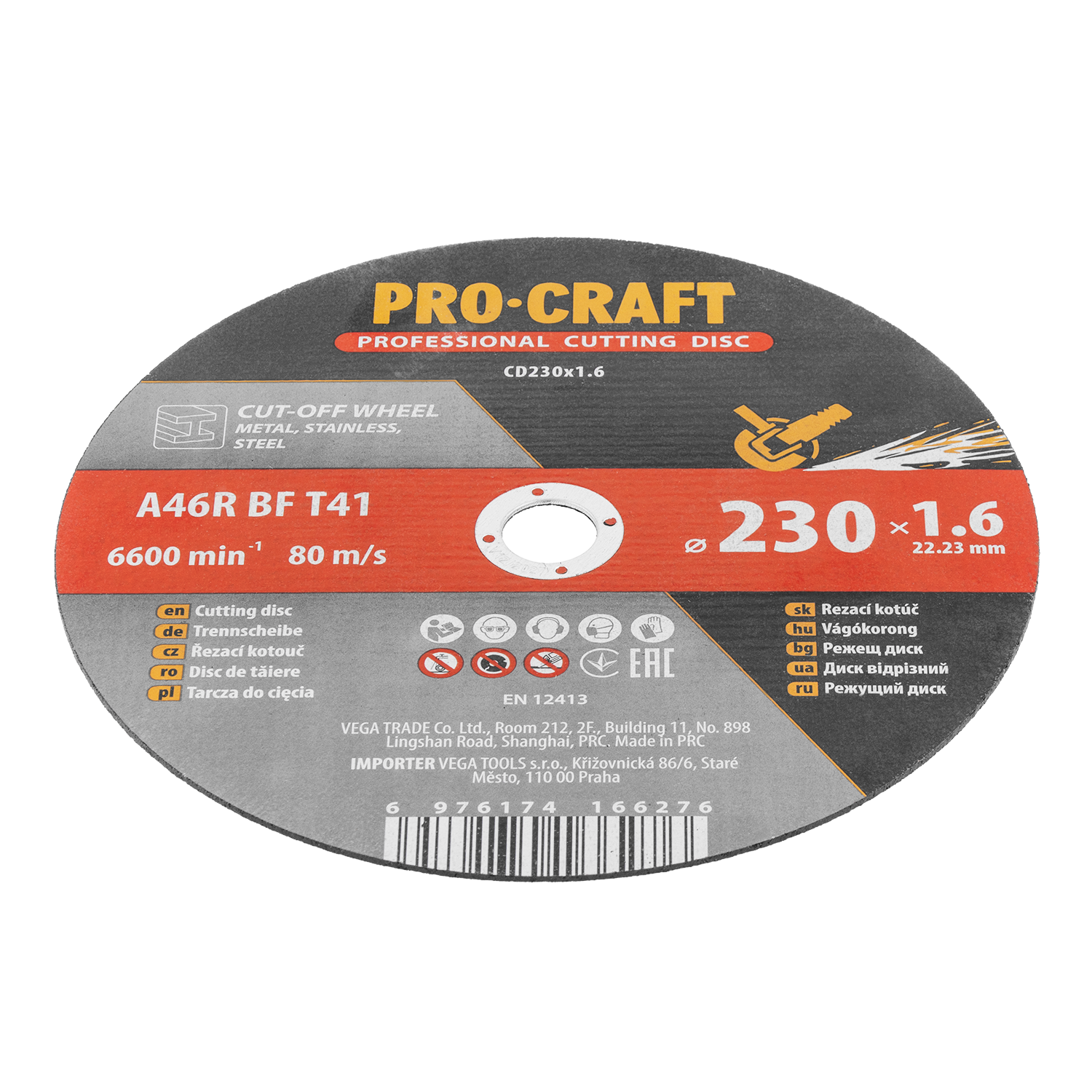 Řezný kotouč Procraft CD230x1.6