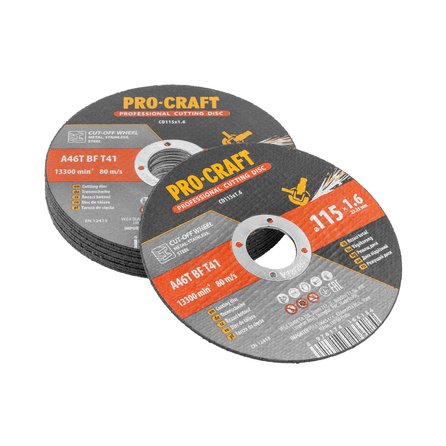 Řezný kotouč Procraft CD115x1.6