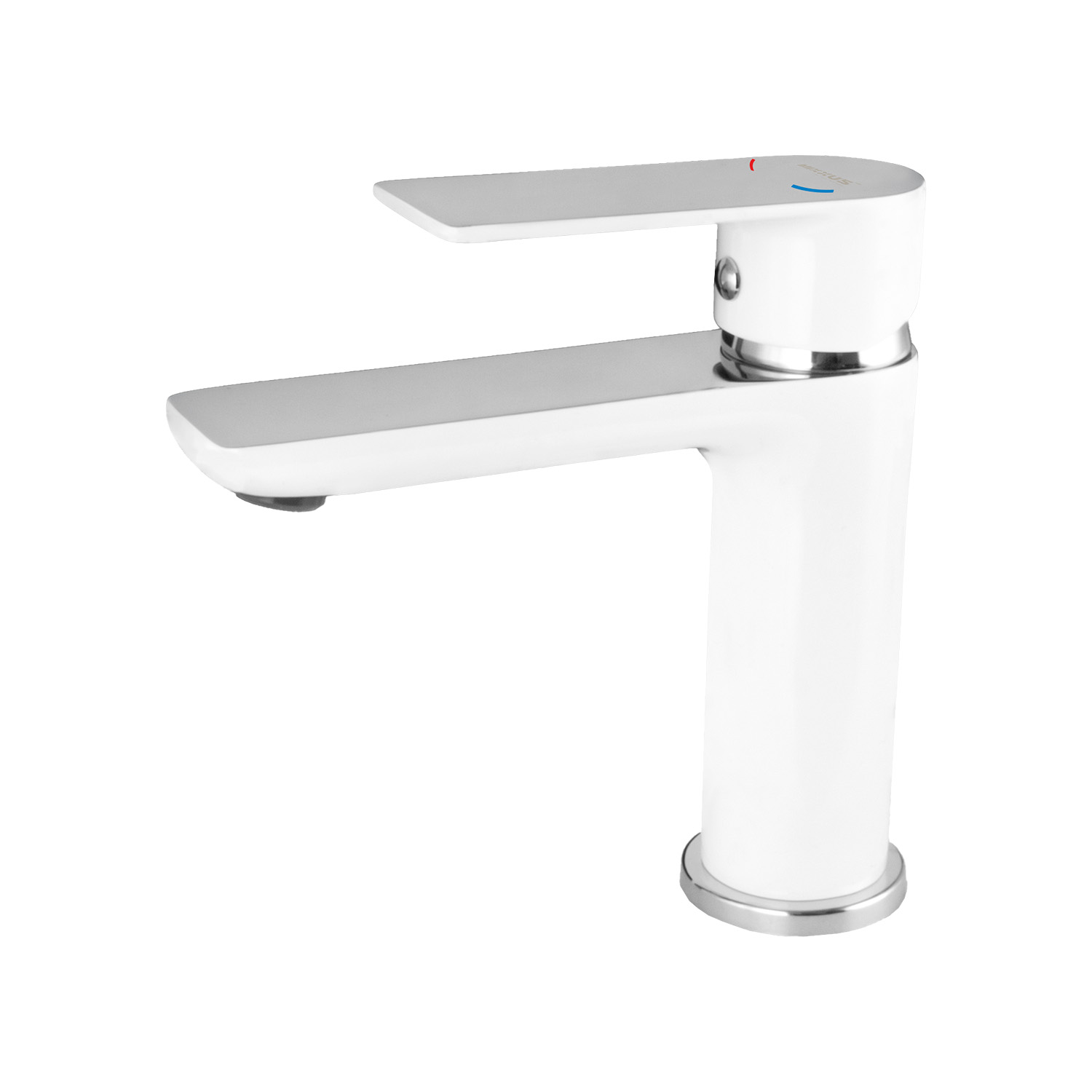 Umyvadlová baterie MIXXUS PREMIUM ALEX 001 WHITE-CHROME, bílý-chrom