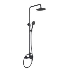 Procraft | Sprchový sloup s baterií, SUS-003-J BLACK, černá | SUS-003-J BLACK