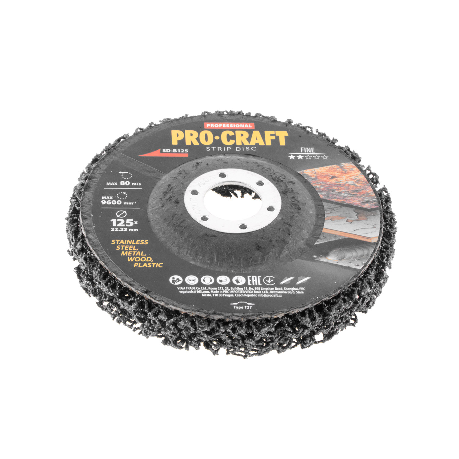 Kotouč brusný Clean & Strip Procraft SD-B125