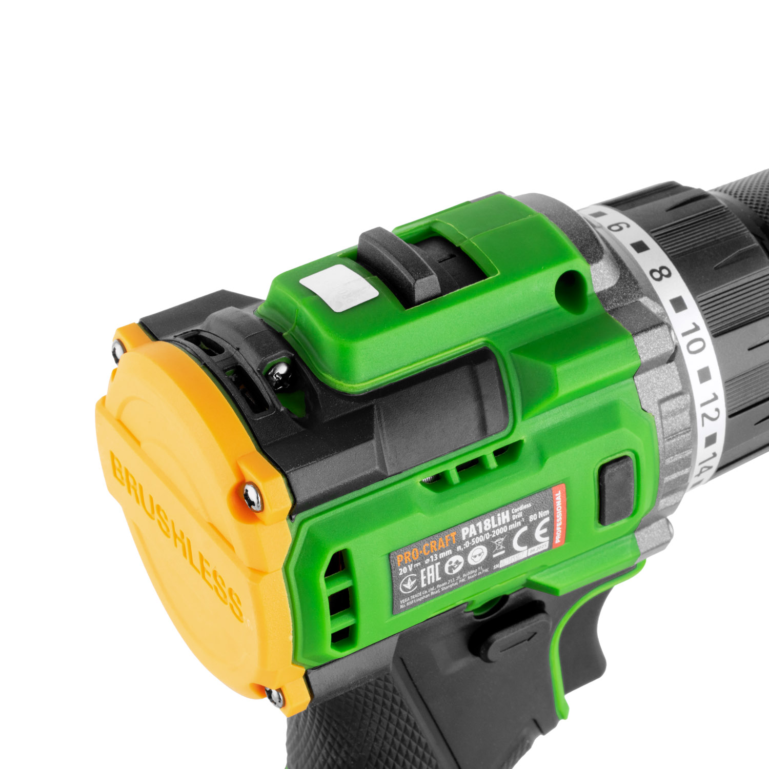 Aku vrtací šroubovák Procraft PA18LiH  se sadou bitů BS-37