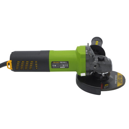 Bruska úhlová Procraft PW1550 + 10x řezný kotouč CD125x1.0 | SPW1550/CD125x1.0b