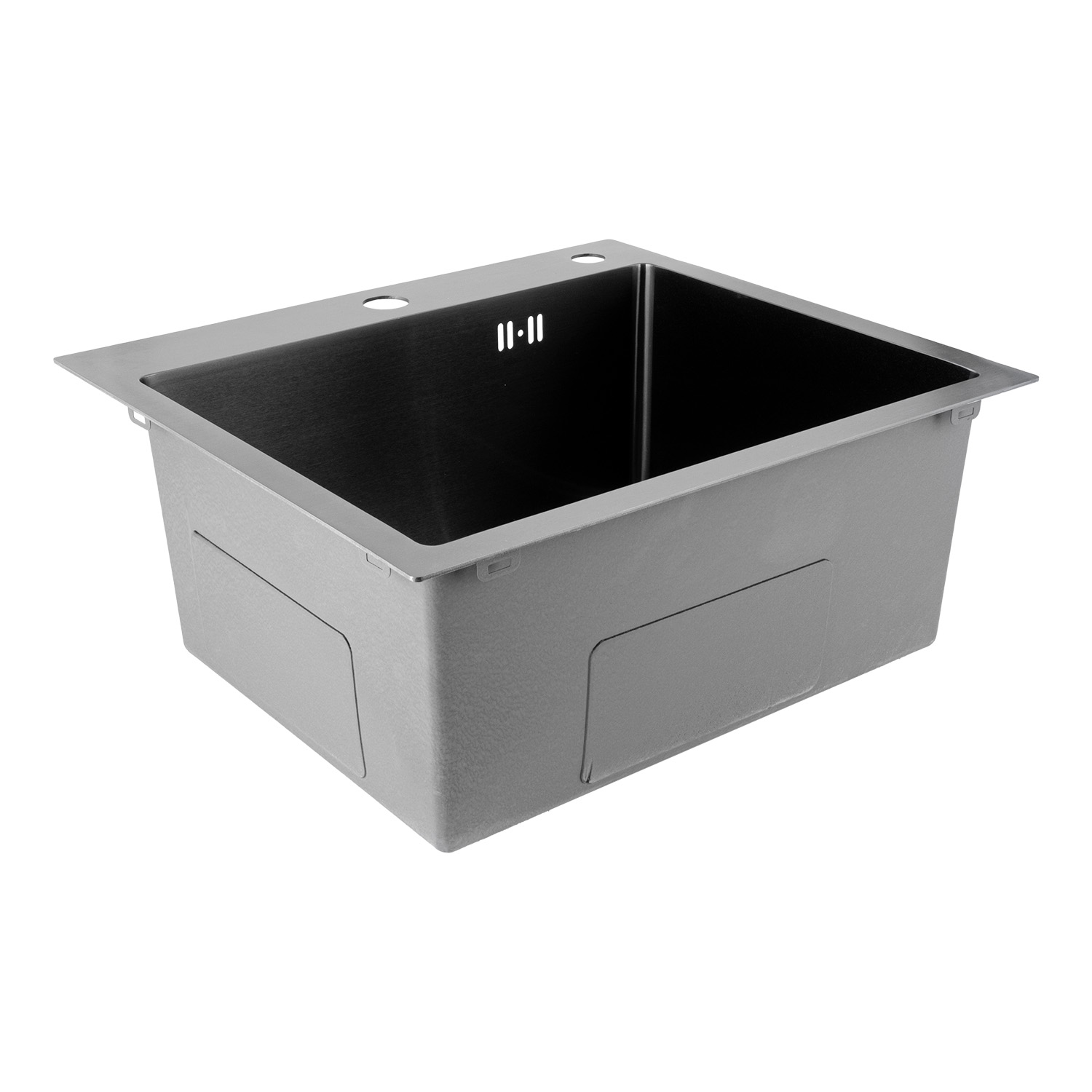 Nerezový dřez MIXXUS MH5045 GRAPHITE se sifonem, grafitový