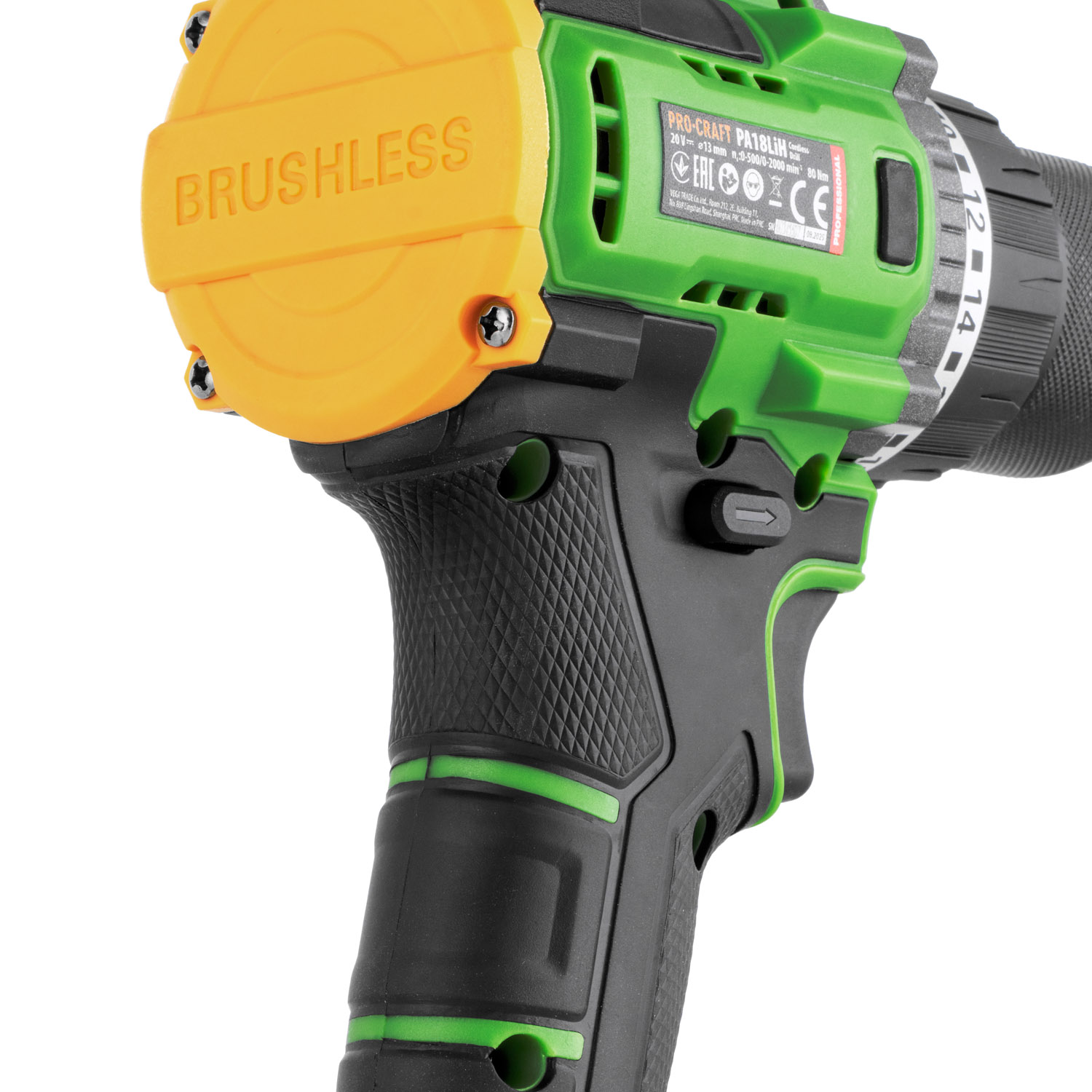 Aku vrtací šroubovák Procraft PA18LiH  se sadou bitů BS-37