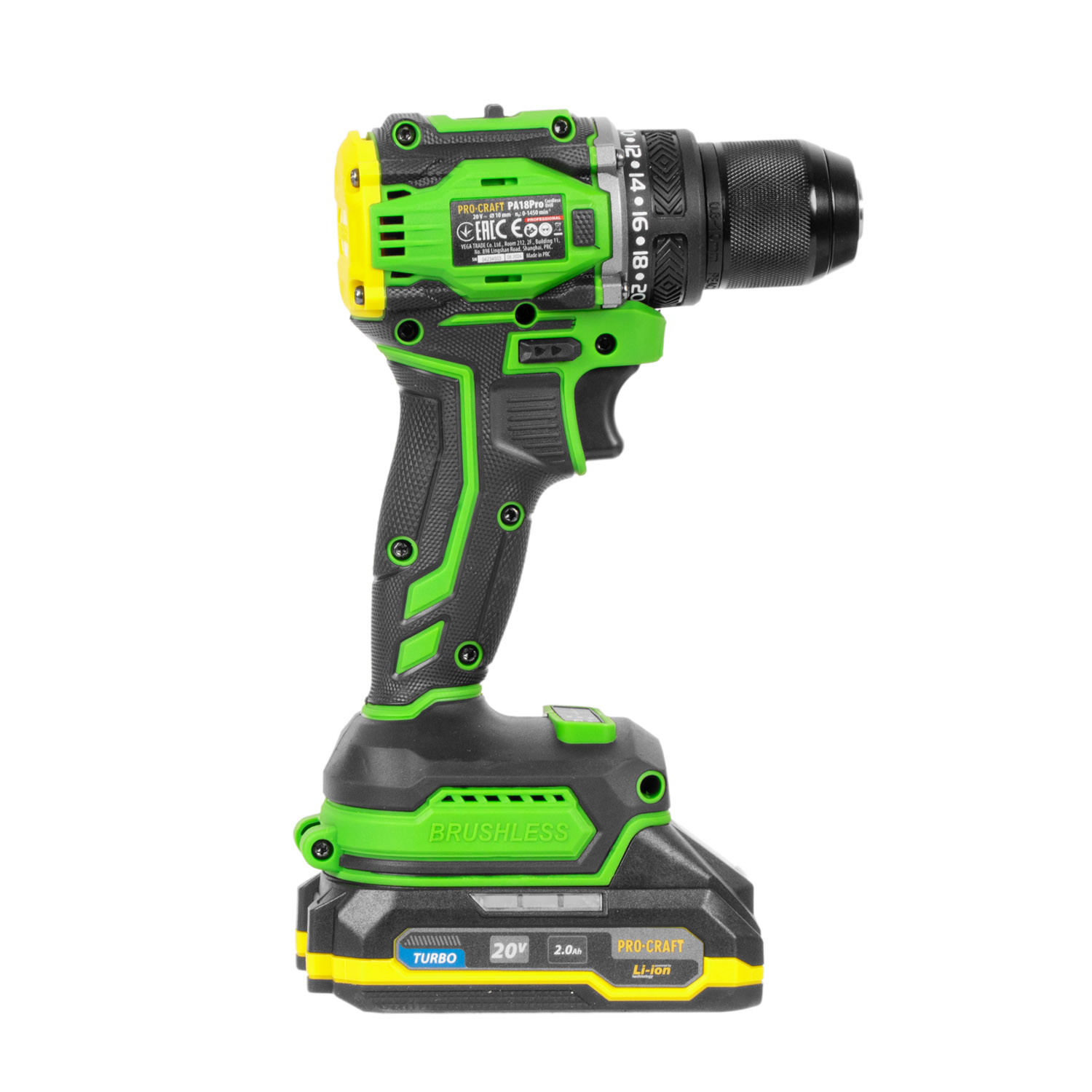 Aku vrtací šroubovák Procraft PA18Pro